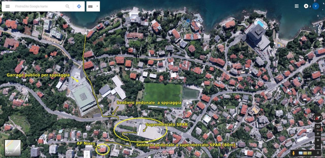 Apartment Nives Opatija Bagian luar foto